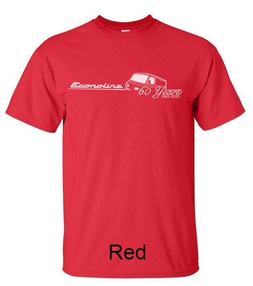 Econoline 60 Yr Anniversary Tshirt (Van Version)